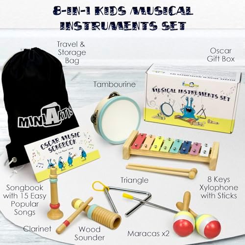 Baby Musical Instruments Set for Toddlers 1-3 Music Toys with Xylophone - Image 2