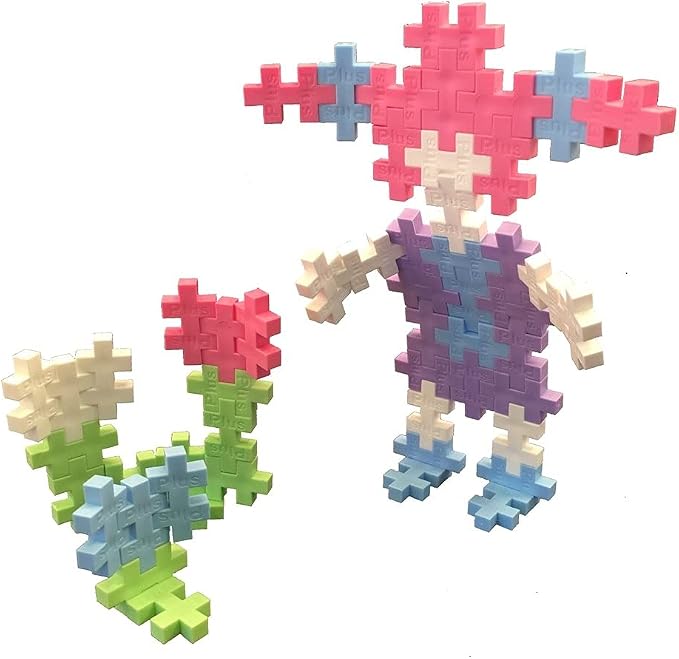 PLUS PLUS Pastel Color Mix Tube - Mini Interlocking Building Blocks Set - Image 6