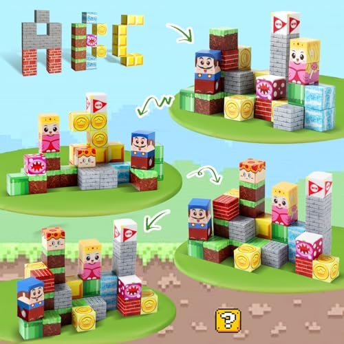 Magnetic Building Blocks for Kids 3-8, STEM Travel Toys with Storage Box - Image 7
