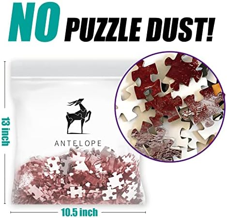 Antelope - 1000 Piece Jigsaw Puzzle for Adults, Pluto Space Puzzle, Planet Round Circle Puzzle, Solar System, High Resolution, Matte Finish, No Dust - Image 7
