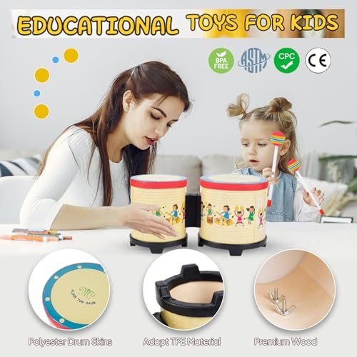 Musfunny Bongo Drums Baby Toy - Image 2
