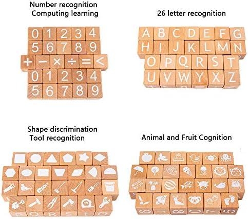 Wooden Blocks,28 ABC Building Blocks,1.18in,Wooden Alphabet Baby Blocks,Counting & Building Block Set,Blocks Toys for 3+ Year Old,1.18inch,Gifts - Image 2