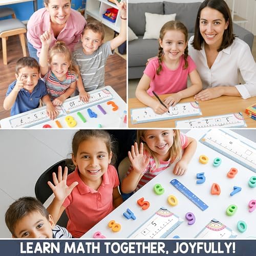 Number Line Dry Erase Boards Cards, 26 Pack 4x14 Boho Theme - Image 7