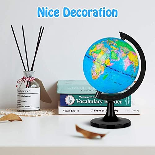 Wizdar 5.5" World Globe for Kids Learning - Image 6