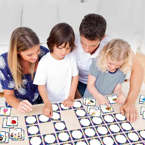 Hebayy Memory Matching Game, 72 PCS Grade K Sight Words Matching Cards for Kids, 36 Pairs Memory Cards, Educational Toy for Children to Learn Sight Words - Image 7