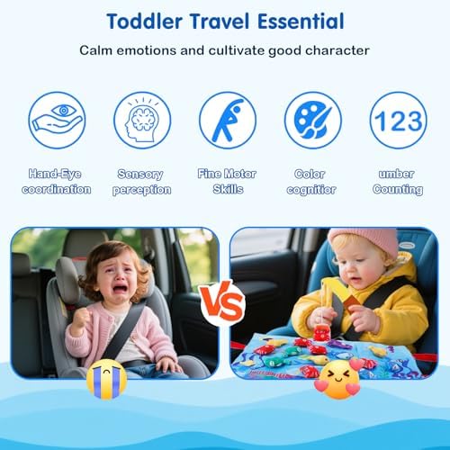 Baby Fishing Toy with Stacking Cups Montessori Toys for 1 Year Old Boy Girl - Image 7