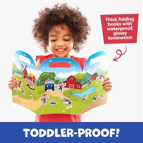 Reusable Sticker Books for Toddlers 1-3, Stickers for Toddlers 2-4 Years - Stickers for Kids Airplane Toys for Toddler 1-3, Toddler Travel Toys - Reusable Sticker Book Birthday Gifts for Boys Girls - Image 6