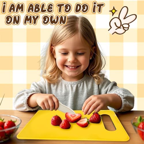 27 Pcs Montessori Kitchen Tools for Toddlers, Kids Knives for Real Cooking Safe Knife Set Include Toddler Cutting Boards Sandwich Cutters Peeler for Birthday Tools for Age 2-10 Year Old Girl Boy - Image 7