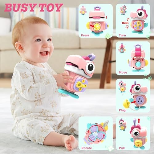 4 in 1 Baby Toys 12 Months,Sensory Educational Gift for Toddlers Aged 1-3 - Image 2