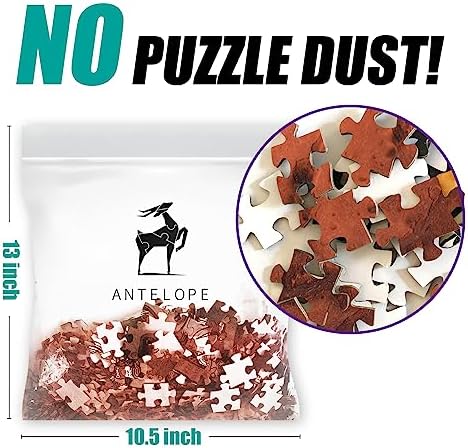 Antelope - 1000 Piece No Dust Jigsaw Puzzle for Adults, Space Style, Round Puzzle, 1000 Pieces, 1 Set, 1 Puzzle - Image 7