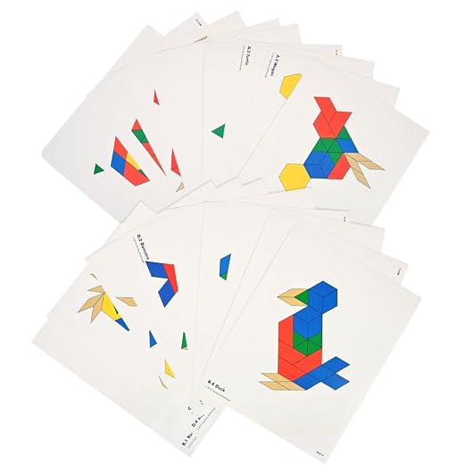 LEARNING ADVANTAGE Pattern Block Cards, Set of 20 - Image 6