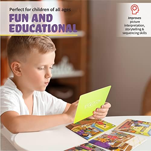 SPARK INNOVATIONS Sequencing Cards Bundle, Storytelling Cards, Higher and Lower Level Boxes, Speech Therapy Games, Learning Toys, Speech Therapy Games Bundle - Image 7