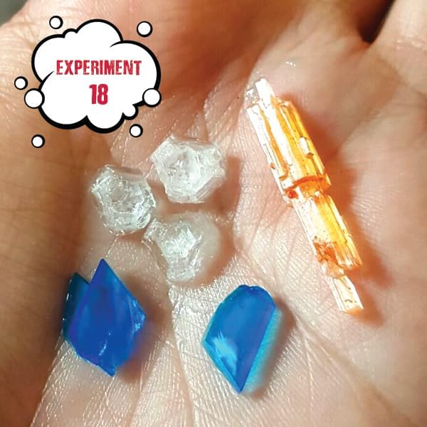 Einstein’s Crystal Craze LAB Science Kit for Kids. 18 Science Experiments Inside STEM for Boys & Girls Aged 10 and Above. Detailed Picture Guide Included. - Image 7