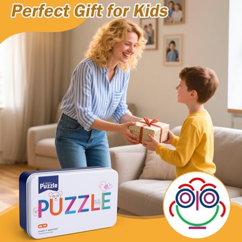 Vodolo Wooden Pattern Blocks Sticks and Rings Learning Set,Smart Sticks for Kids 3 4 5 Years Old,Puzzle Stick Building Toys,Montessori Brain Blocks Preschool Toys Learning Resources - Image 7