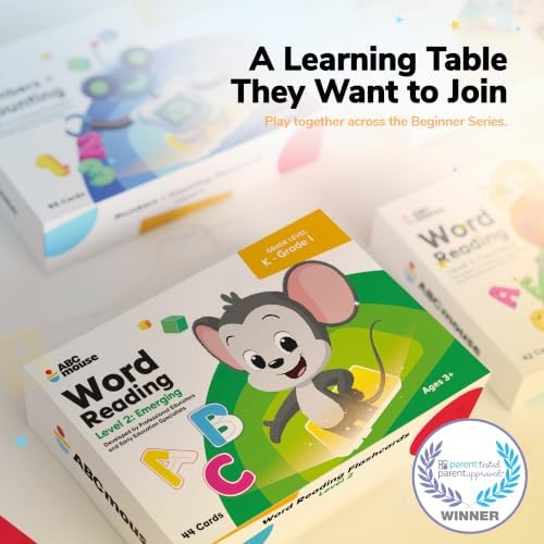 ABCmouse Word Reading Flashcards for Kids Ages 5 to 7, Kindergarten and Grade 1, 44 Flash Cards to Learn to Read with Beginning Blends, Digraphs, Advanced Word Families, Level 2: Emerging Series - Image 7