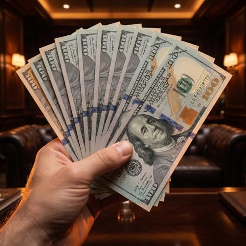 Glemall 100 Pcs 100-Value Play Money Bills for Kids, Educational Game Money for Classroom Rewards, Math Practice, Pretend Play and Board Game Accessories, Not Legal Tender (100, 100-Value Bills) - Image 7