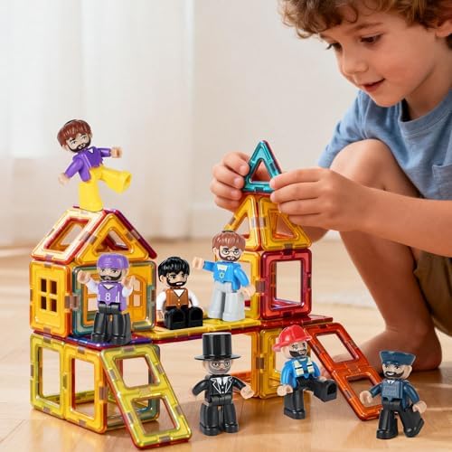 12PCS Large Magnetic People for Magnetic Tiles Compatible with Lego - Image 7