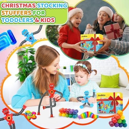 12Pack Sensory Autism Toys for Tollder Kids, Airplane Travel Road Trip Restaurant Toy for Age 3-5 5-7 Fidget Classroom Must Have Treasure Prize Autistic ADHD Easter Basket Stuffers Gifts - Image 6