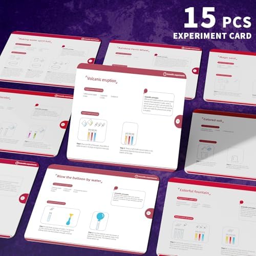 Science Kit with 220+ Science Lab Experiments, DIY STEM Educational Learning Scientific Tools for 3 4 5 6 7 8 9 10 11 Years Old Boys Girls Kids Toys - Image 7