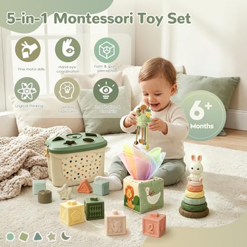 Baby Toys for 6 to 12 Months, Montessori Toys for 6-8-9-12 Month Old - Image 2