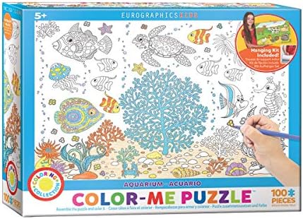 EuroGraphics Aquarium Color Me Puzzle (100 Piece) by EuroGraphics