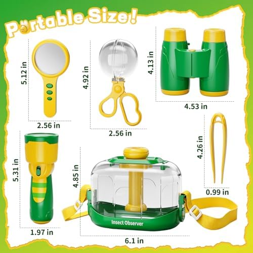 Kids Bug Catcher Kit Outdoor Explorer Set Educational Nature Toy Ages 3-12 - Image 7