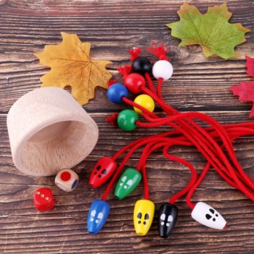 NUOBESTY 1 Set Wooden Mouse Catching Game Cat Catch Mouse Toy Creative Desktop Game Wooden Interactive Board Toys - Image 7