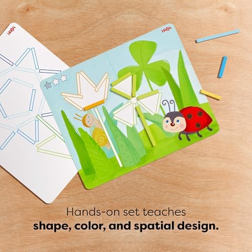HABA Stabix Wooden Arranging and Matching Game: Montessori Toys for 3+ Year Old, Fine Motor Games Activity & Preschool Learning Toys - Image 7