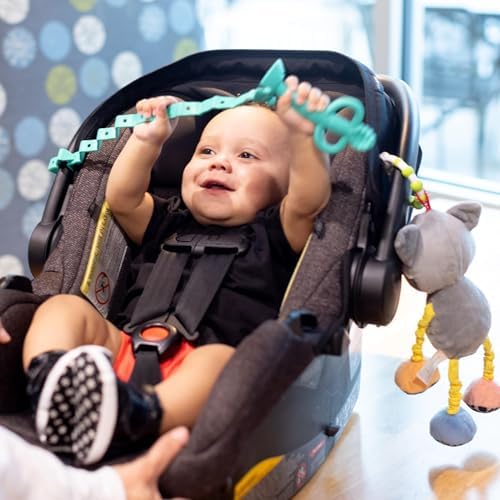 BUSY BABY Toy Bungee Dishwasher Safe Toy Strap Food Grade Silicone (Tan) - Image 2