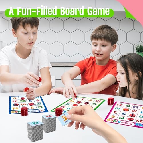 SpriteGru Alphabet Bingo Game, Uppercase/Lowercase/Number Bingo Game ABC and 123 Bingo Board Game for Kindergarten and Preschool Kids 4+, Perfect for Classroom & At Home - Image 7