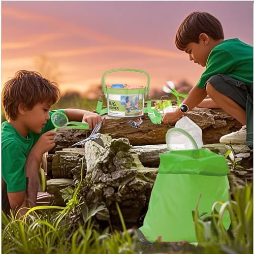 Bug Catcher for Kids - Outdoor Insect Catching Kit with Butterfly Net, Bug Box, and Storage Bag - Non-Toxic Educational Toys for Nature Exploration, for Boys & Girls Ages 3-12 - Image 7