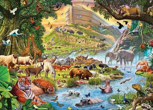 EuroGraphics Noah's Ark Before The Rain Puzzle 300 Pieces Steve Crisp by EuroGraphics