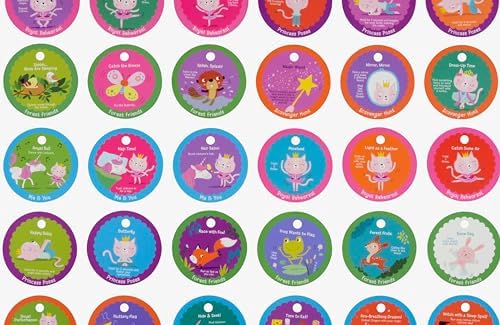 MOLLYBEE KIDS Preschool Action Cards Kitty Princess Dance and Play, 3,4 Year Old Girl Gifts - Image 7