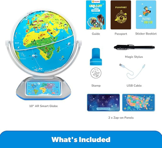 PlayShifu Orboot Earth Explorer – Interactive AR Globe for Kids Ages 4+ | 400+ Wonders, 1000+ Facts | Constellation Mode, Games & Magic Stylus | Educational STEM Toy for Future Scientists - Image 2