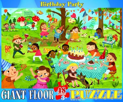EuroGraphics Birthday Party Spot & Find Floor Puzzle (48 Piece) - Image 4