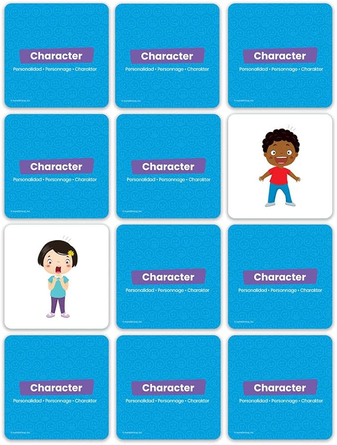 hand2mind Learn About Feelings Set, Social Skills Games for Kids, Social Emotional Learning Activities, Play Therapy Toys for Counselors, Calm Down Corner Supplies, Autism Learning Materials - Image 9