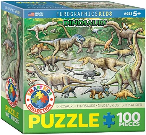 EuroGraphics Dinosaurs Jigsaw Puzzle (100-Piece) by EuroGraphics