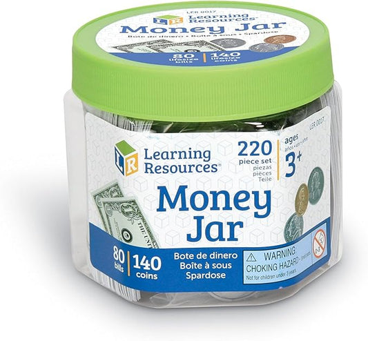 Learning Resources Play Money Jar - Image 2