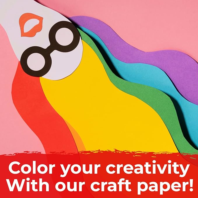 USA Made 36" x 1200" Orange Kraft Paper Roll, 45 lbs Thickness, American Quality Colored Kraft Paper for School, Bulletin Board - Odorless, Non-Toxic, Safe for Kids