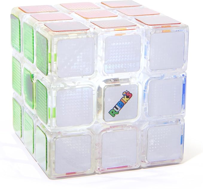 Rubik’s Cube, Pulse Cube, Light-Up Brain Teaser Puzzle for Speed Cubers, Solve The Puzzle Before The Lights Turn Off, Problem-Solving Brain Teaser & Fidget Toy for Adults, Teens, Kids Ages 8 & Up