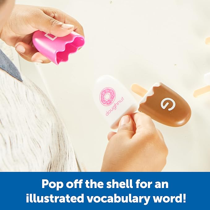 Learning Resources Mini ABC Pops – Alphabet Toys, ABC Puzzle, Phonics Games for Toddlers, Fine Motor Toys, Play Food Set, Preschool Activities, Sensory Bin Letters, Gifts for Kids - Image 5