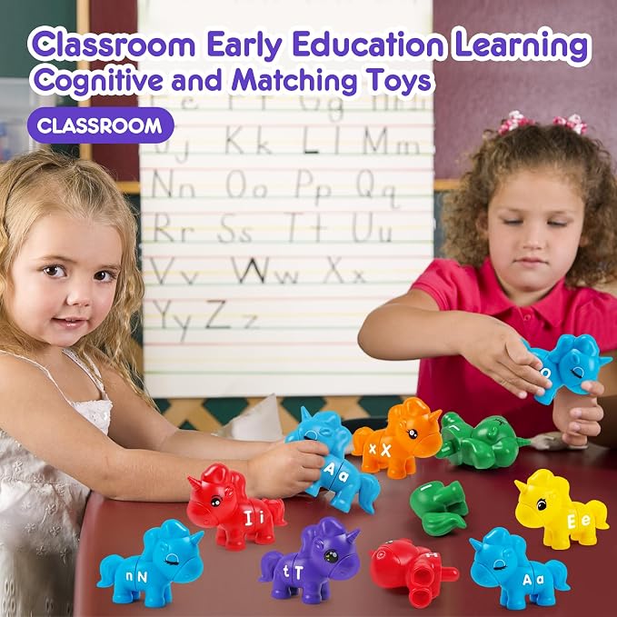 TSYAN Matching Letter Fine Motor Toys for Toddlers,ABC Alphabet Preschool Learning Activities Classroom Must Haves Sensory Sorting Educational Toy Sets for Kids - Image 8