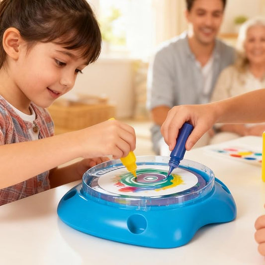 Make It Super Paint Spin Art Machine Kit for Kids, Arts and Crafts Toys for Boys & Girls Age 6-12, Creative Birthday Gift Idea for 6-9 Year Old Boys Girls, Christmas Gift Set