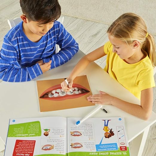 hand2mind Science Kit Head to Toe Human Body, STEM Activities for Kids Ages 5-7, STEM Toys, Slime Kit, Kids Storybook, Human Body for Kids, 10 at Home Science Experiments for Kids - Image 9
