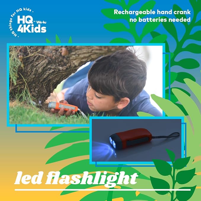 Outdoor Adventure Kit for Kids: Binoculars, Compass, Magnifying Glass & Flashlight. 3-12 Year Old Boys & Girls - Image 7