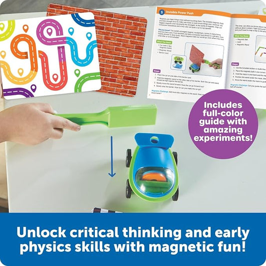 Learning Resources STEM Explorers Magnetworks, Magnetic Science Set, Physics Experiment Toys for Kids, Kindergarten and Preschool Classroom, Force and Motion Kit for Boys and Girls, Ages 5 and Up - Image 2