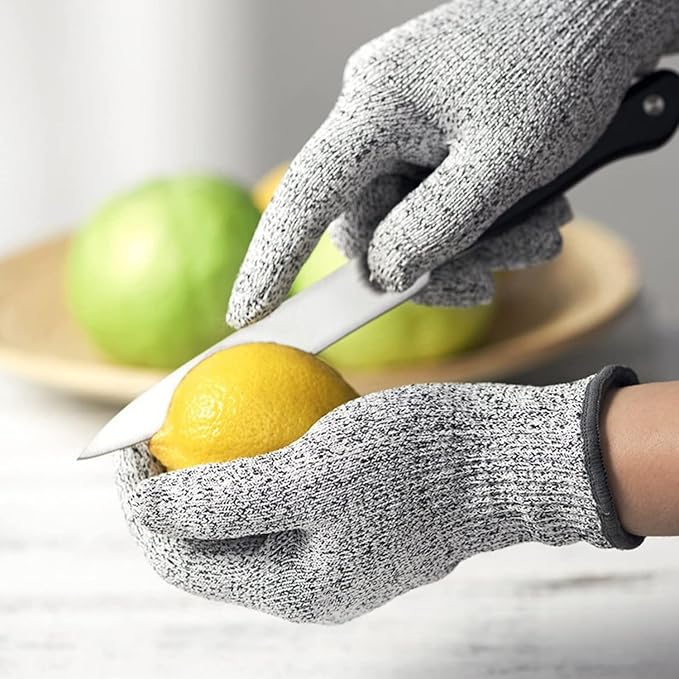 50PCS Kids Kitchen Cooking Set - Crocodile Wooden Kid Safe Knife Cutting Board Apron Gloves Fruit Vegetable Crinkle Cutters Peeler Serrated Edges Plastic Toddlers Knives, Kids Knifes for Real Cooking - Image 8