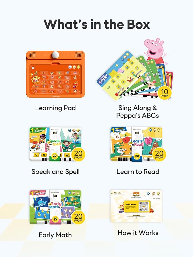 Think Academy Learning Pad with Flash Cards for 3 4 5 Years Old Boys Girls - Image 9