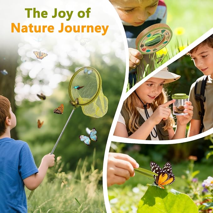 Wooden Bug Catcher Kit for Kids 3+, Bug Catching & Outdoor Explorer kit - Image 8