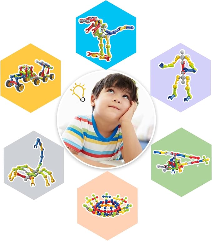 Building Toys for Kids Ages 4-8, STEM Toys for 3 4 5 6 7+ Year Old Boy Gift - Image 8